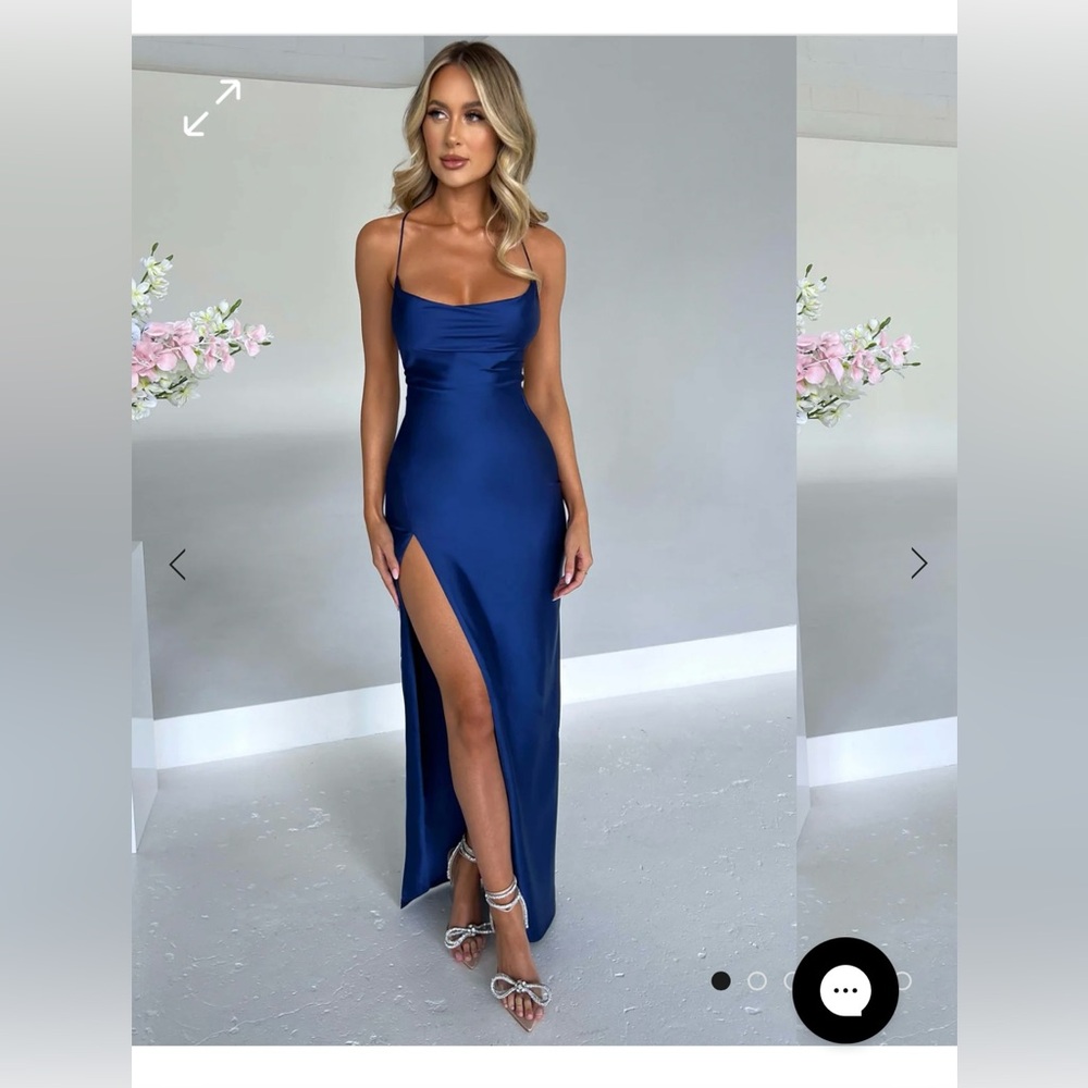 New BABYBOO Misha Maxi Dress in Navy Size S & M